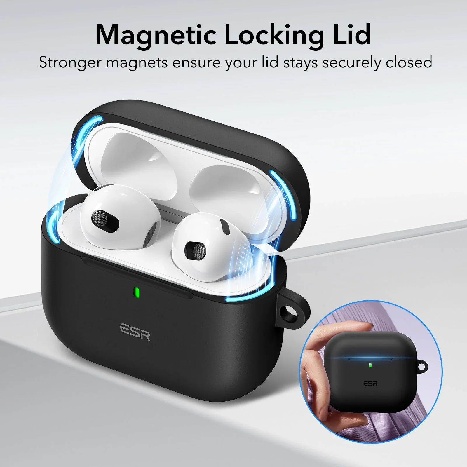 AirPods 4 Cloud Soft Case (HaloLock) - Pink - Image 3