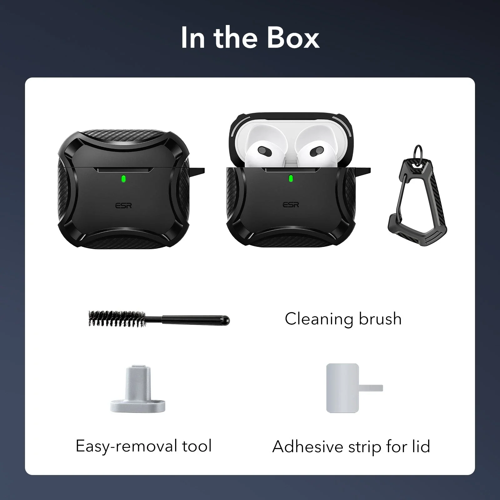 AirPods 4 Cyber Tough Case (HaloLock) - Dark Purple - Image 4