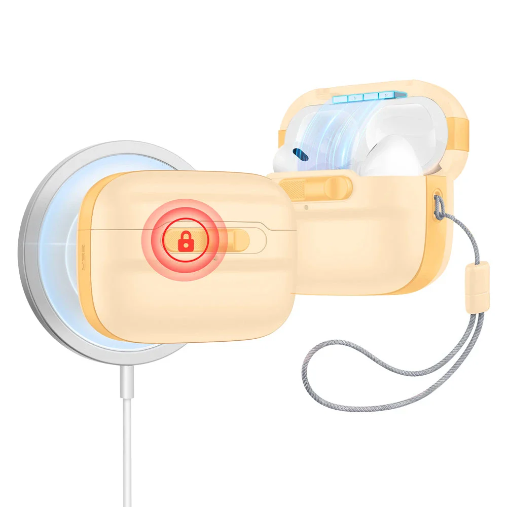 AirPods Pro (2023/2022/2019) Pulse FlickLock Case (HaloLock) - Yellow