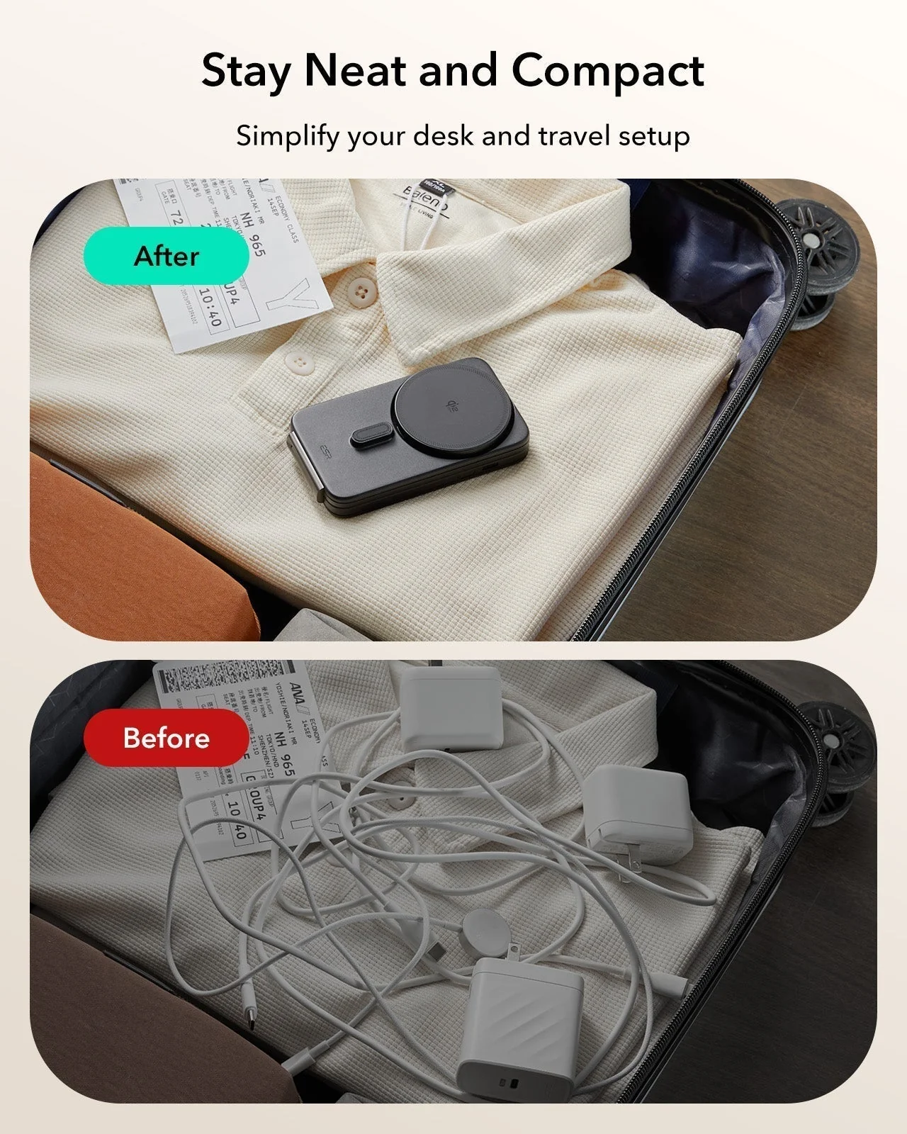 CryoBoost Foldable 3-in-1 Magnetic Charging Station  (25W) – US Plug-Black - Image 8