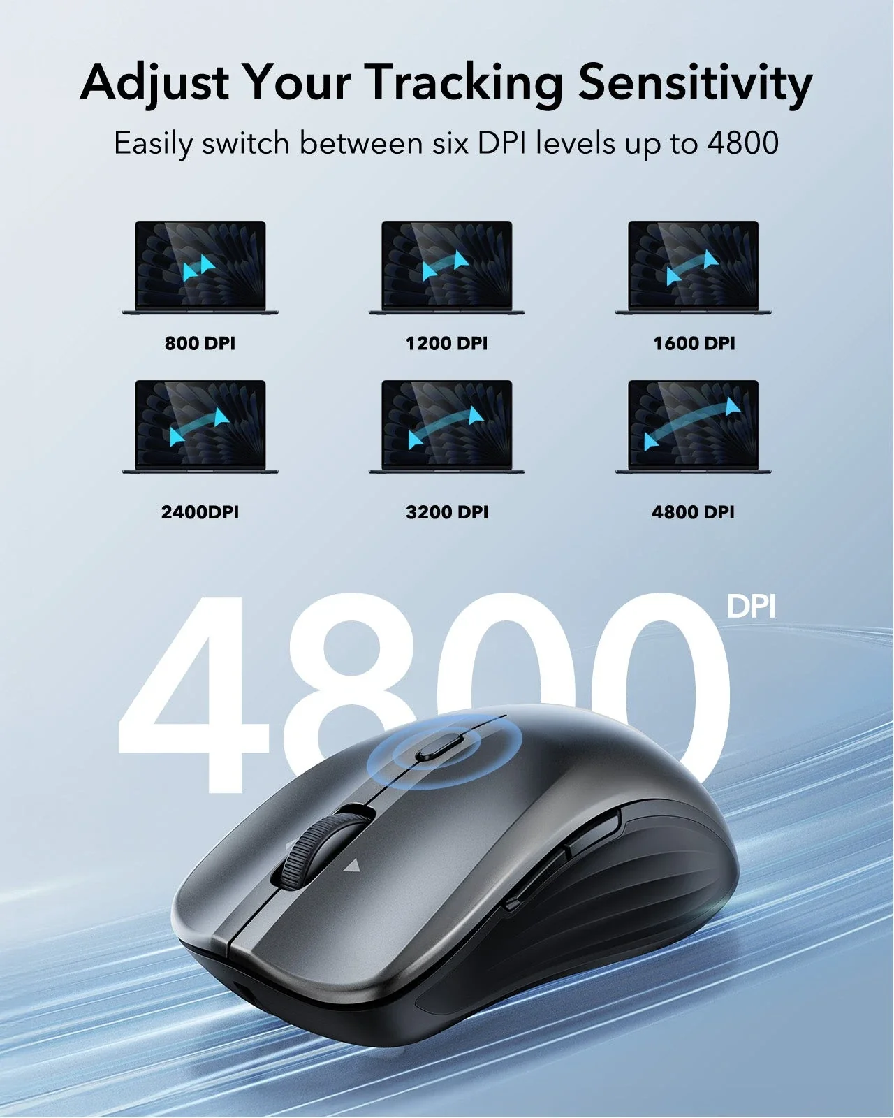 ESR MagMouse™ Wireless Mouse - Black - Image 8