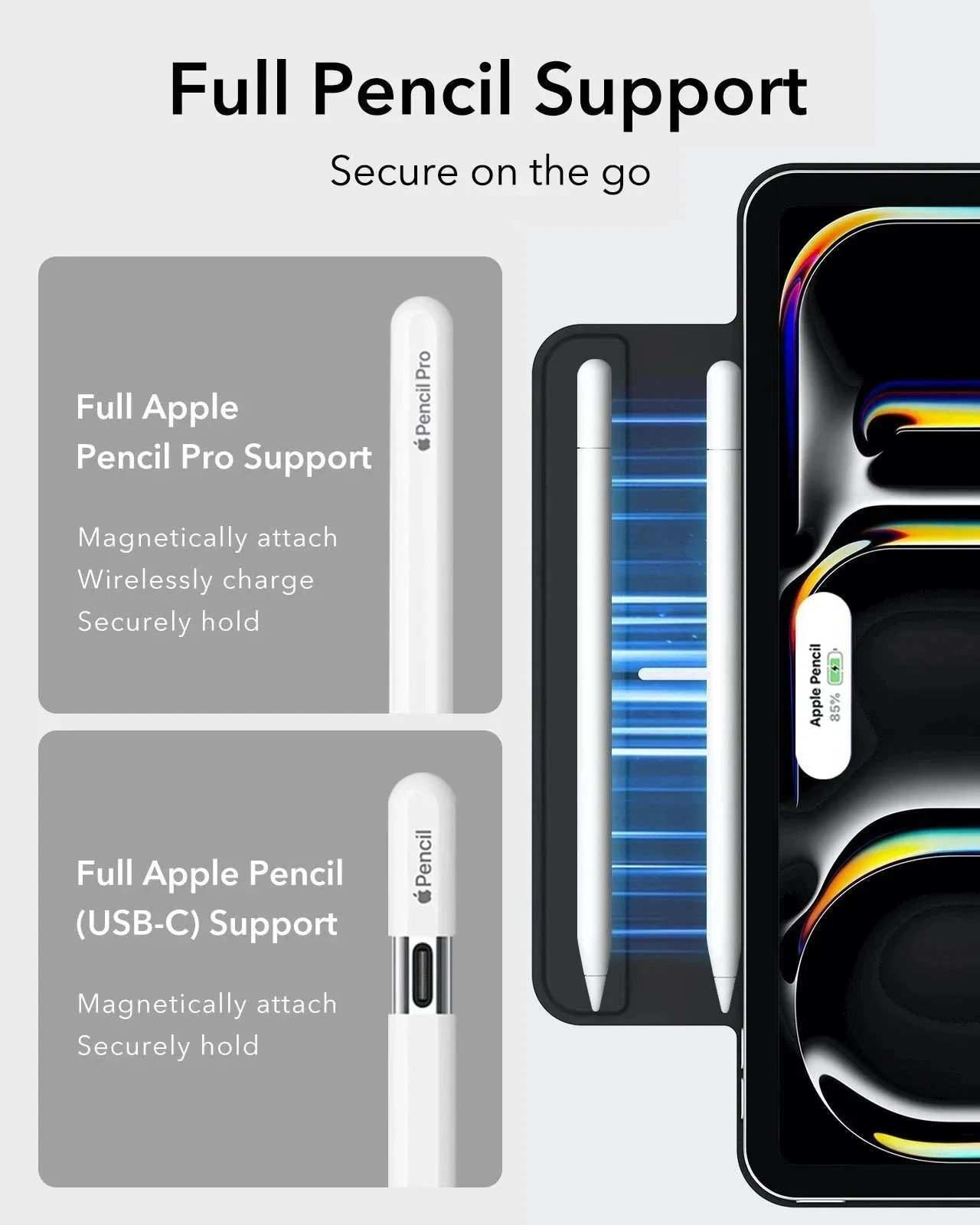 iPad Pro 13ʺ (2024) Rebound Magnetic Case - Black - Image 6