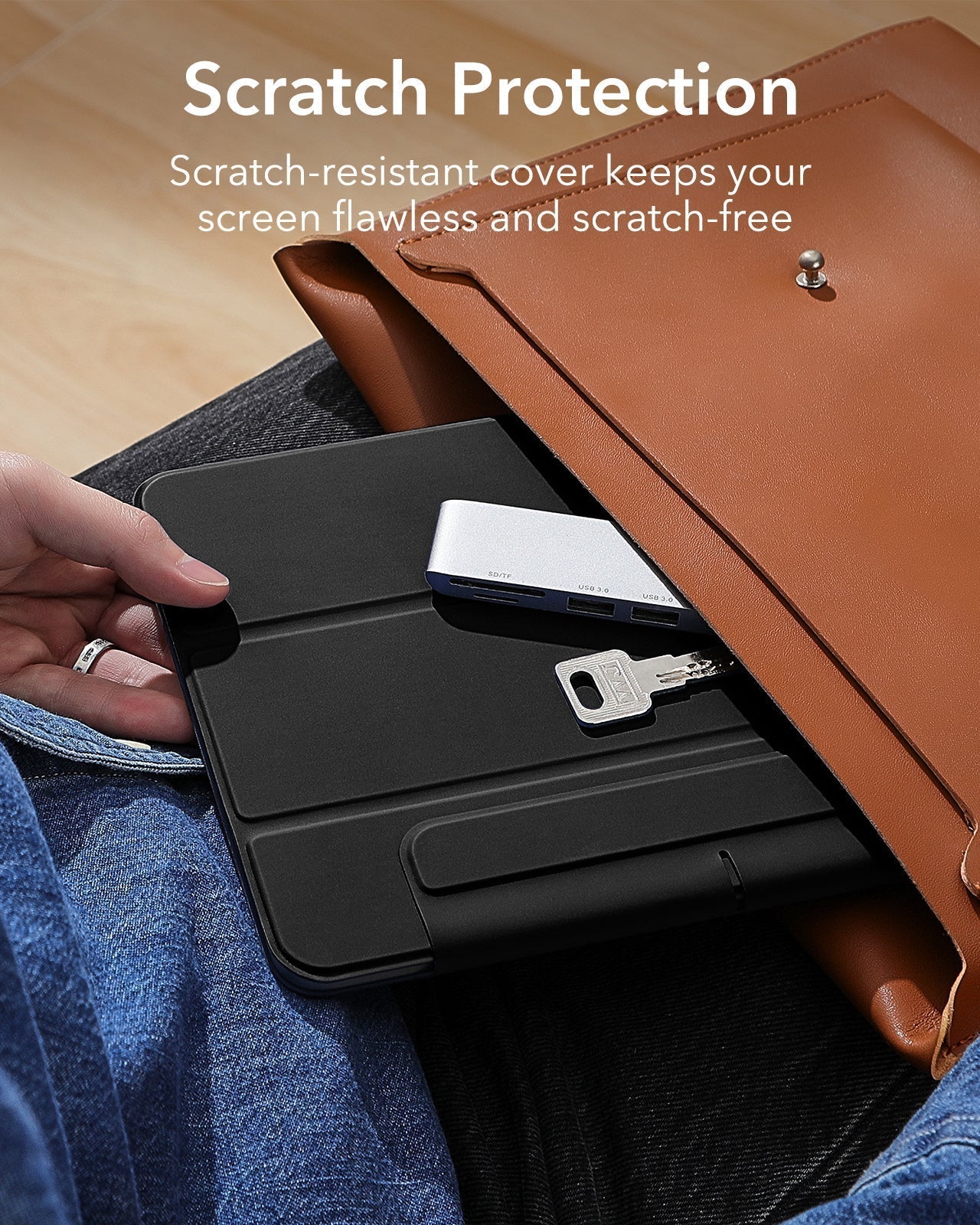 iPad Pro 13ʺ (2024) Rebound Magnetic Case - Black - Image 9