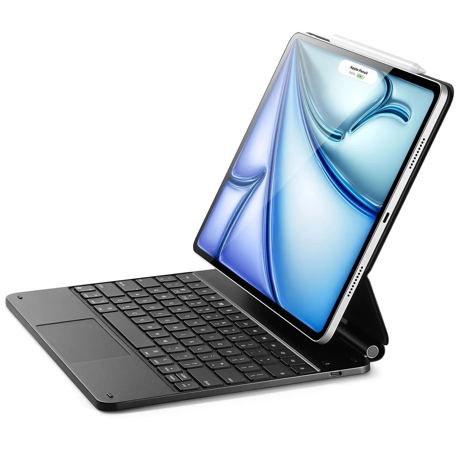 iPad Air 13” (M4) 2026 Rebound Magnetic Keyboard Case - US Layout-Black - Image 3