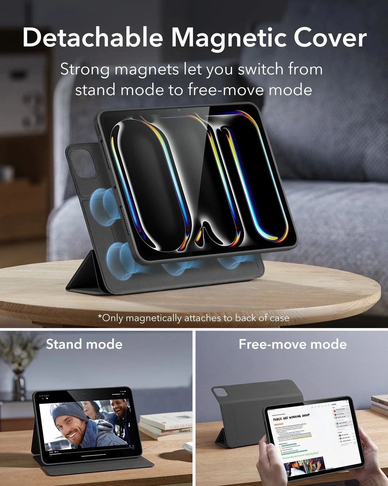 iPad Pro 13ʺ (2024) Rebound Transformation Bundle - Navy Blue - Image 5