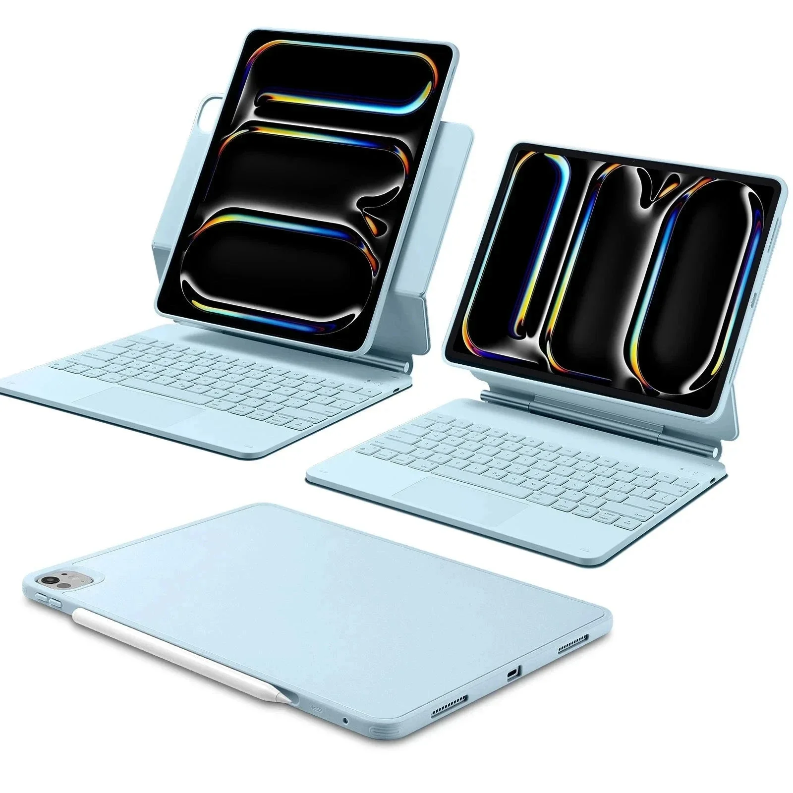 iPad Pro 13” (2025) Rebound Magnetic Keyboard Case 360 - US Layout-Blue - Image 2