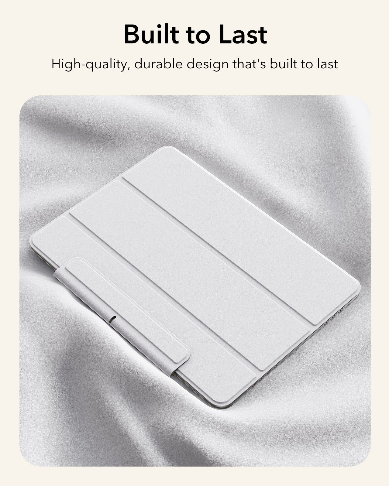 iPad Air 11" (M4) 2026 Rebound Magnetic Case - Brilliant White - Image 7