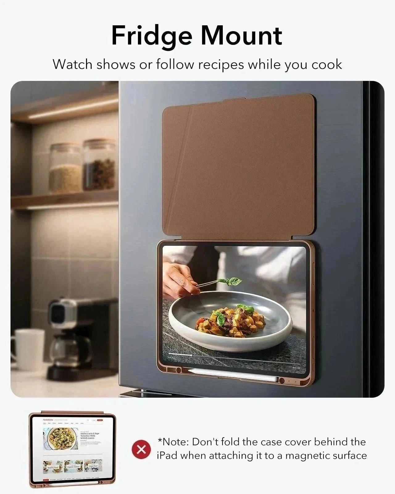 iPad Pro 13ʺ (2025) Flip Transformation Bundle - Brown - Image 5