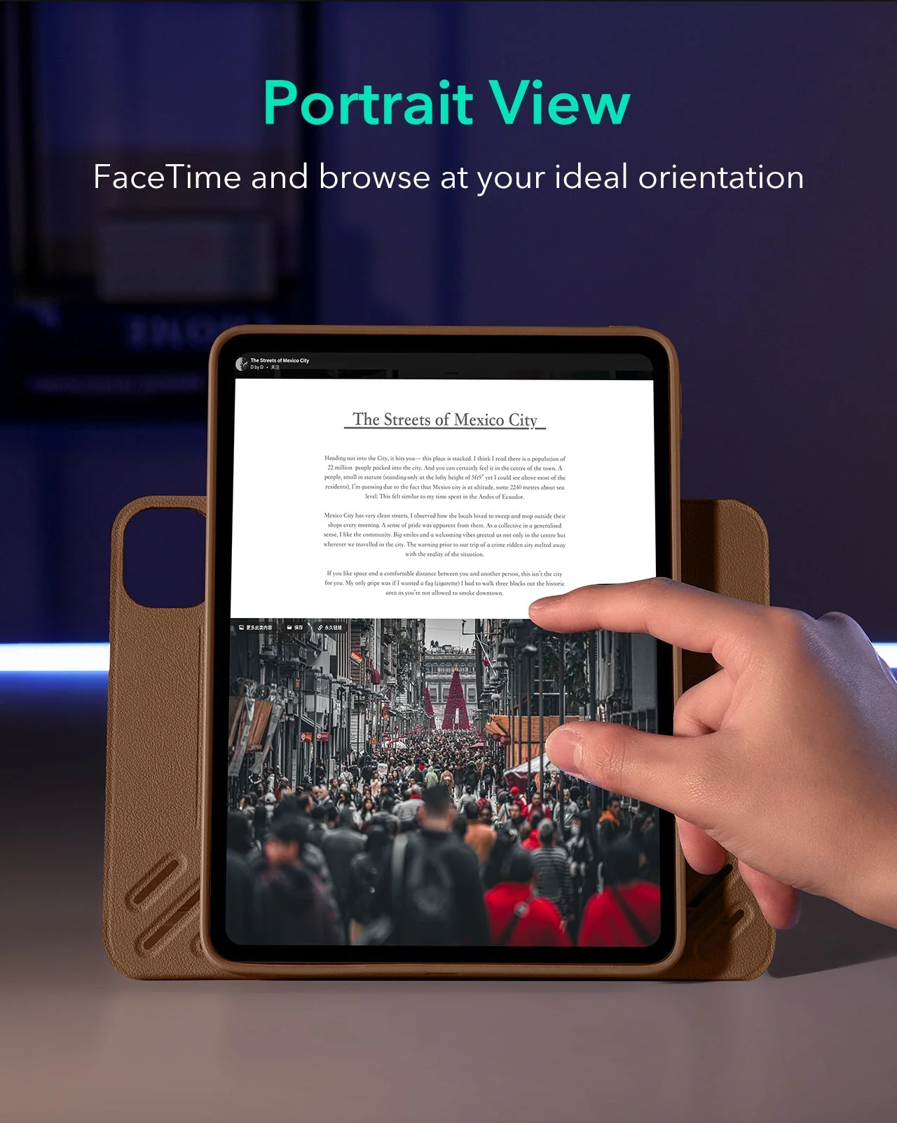 iPad Pro 11ʺ (2025) Shift Magnetic Case - Brown - Image 8