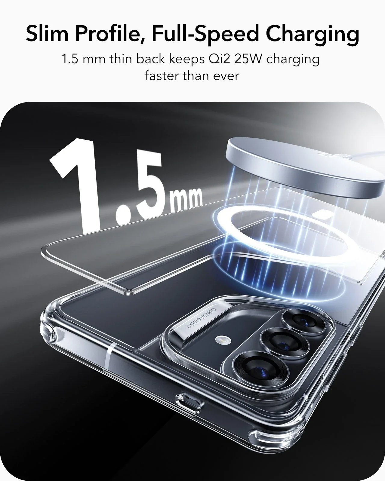 Galaxy S26 Classic Hybrid Magnetic Case - Clear - Image 7