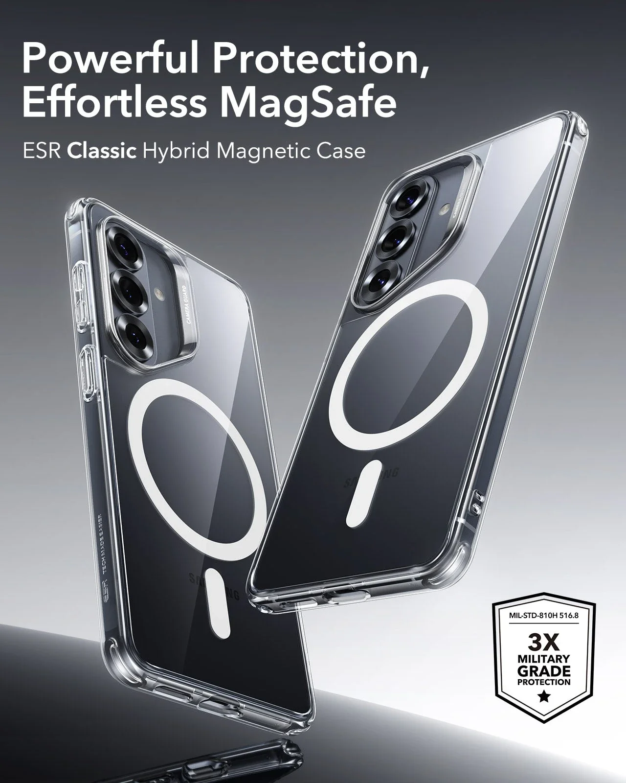 Galaxy S26 Plus Classic Hybrid Magnetic Case - Clear - Image 2