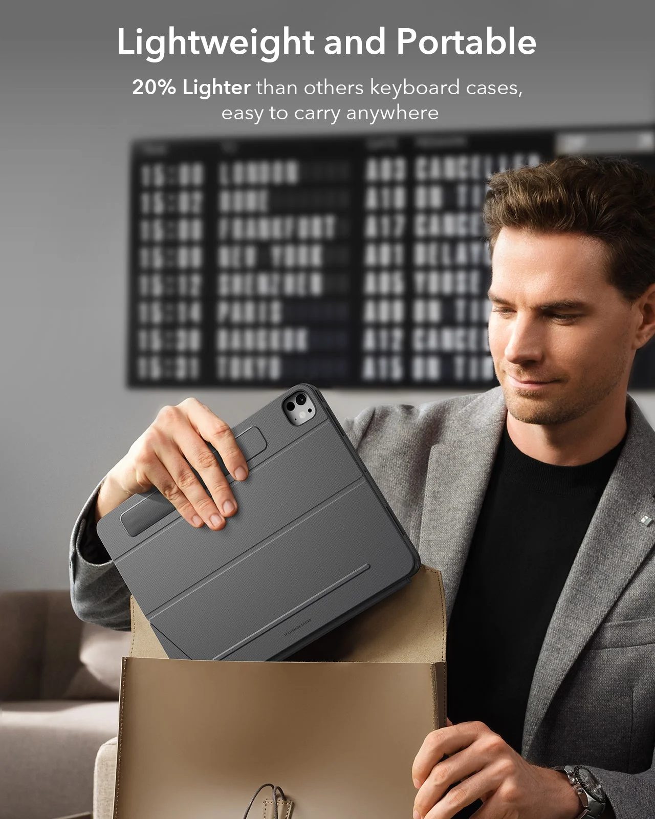 iPad Pro 11" (2024) Shift Keyboard Case (Detachable) - US Layout - Dark Gray - Image 7