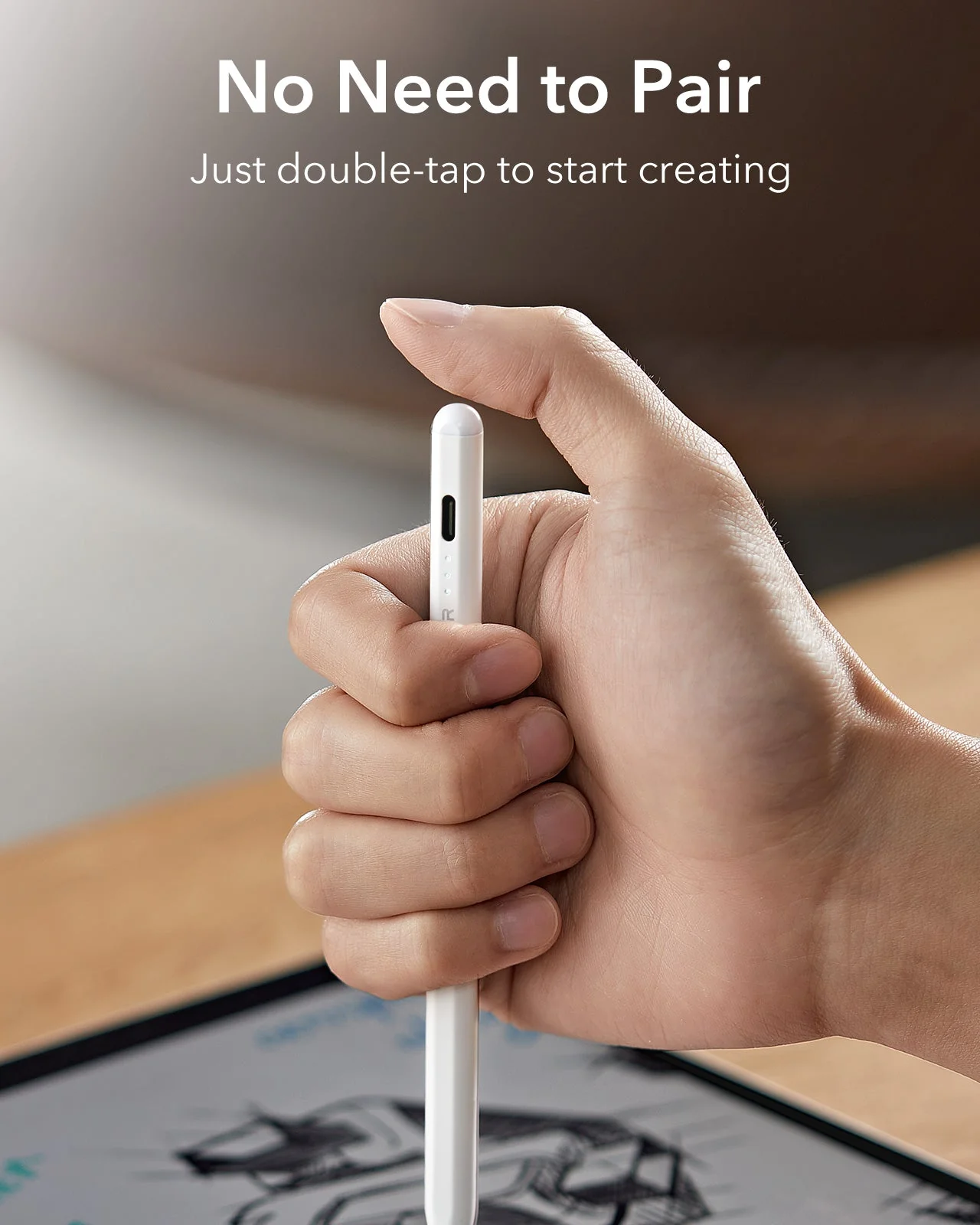 Digital Pencil for iPad - White - Image 7