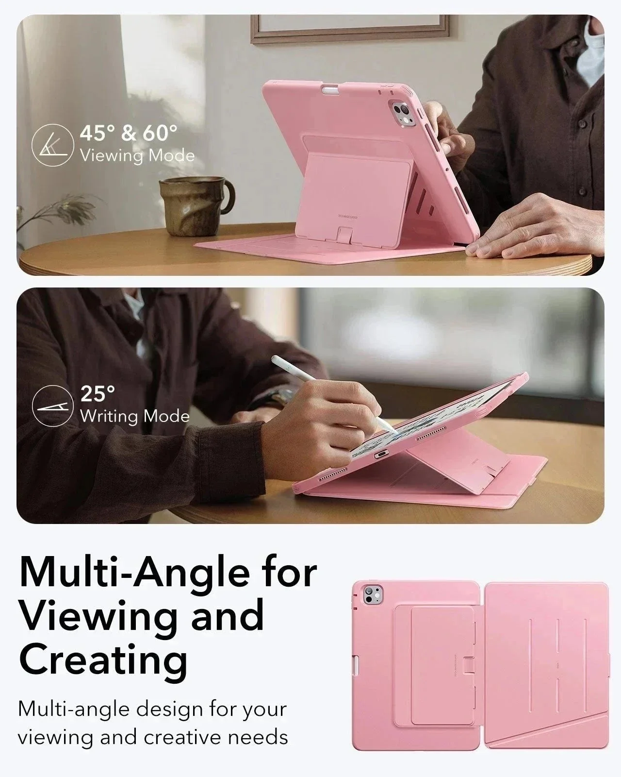 iPad Pro 11ʺ (2025) Flip Transformation Bundle - Pink - Image 3