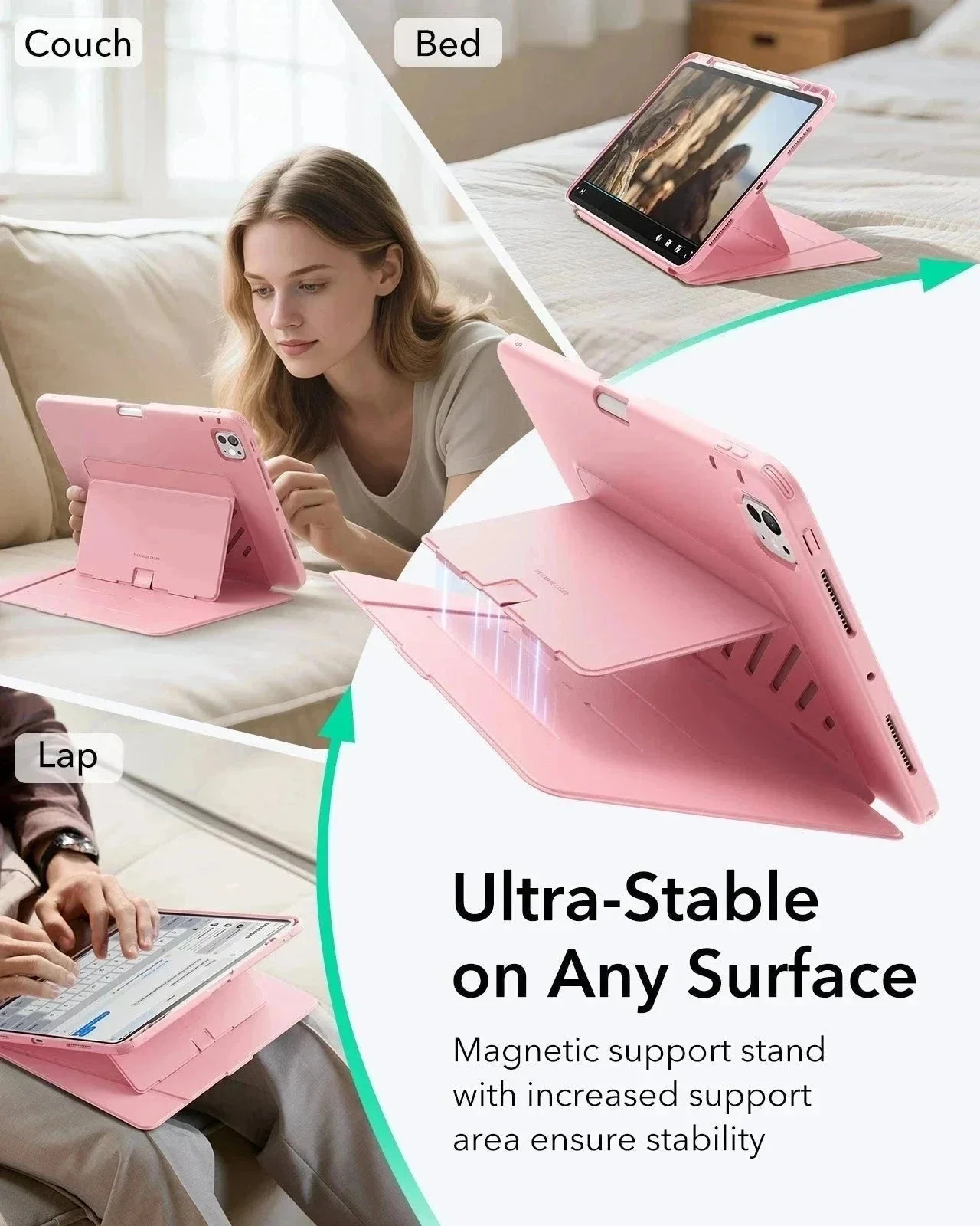 iPad Pro 11ʺ (2025) Flip Transformation Bundle - Pink - Image 7