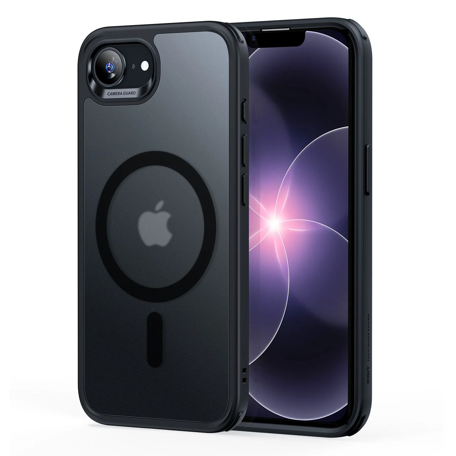 iPhone 17e Classic Hybrid Magnetic Case - Frosted Black
