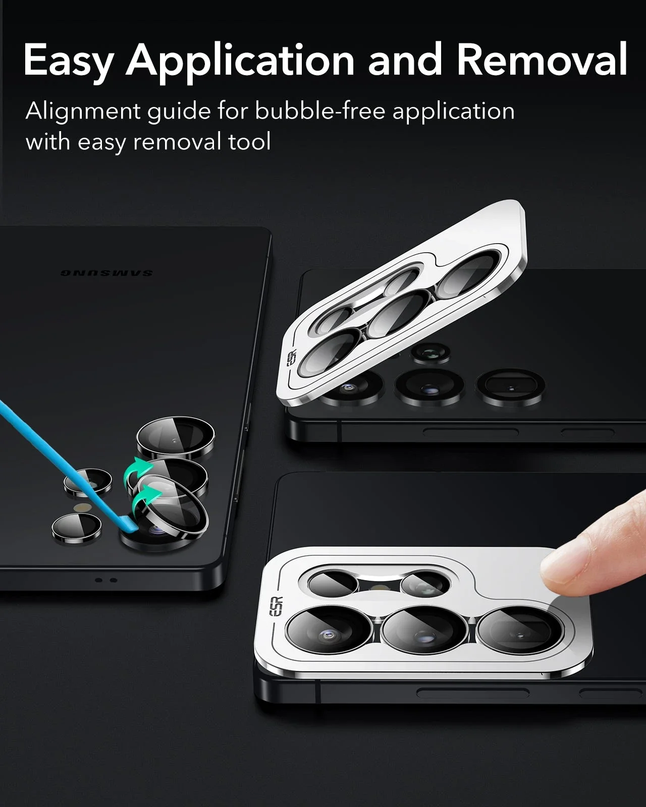 Galaxy S25 Ultra Armorite Screen and Camera Lens Privacy Protection Bundle - 3 Pack + 2 Sets - Image 10