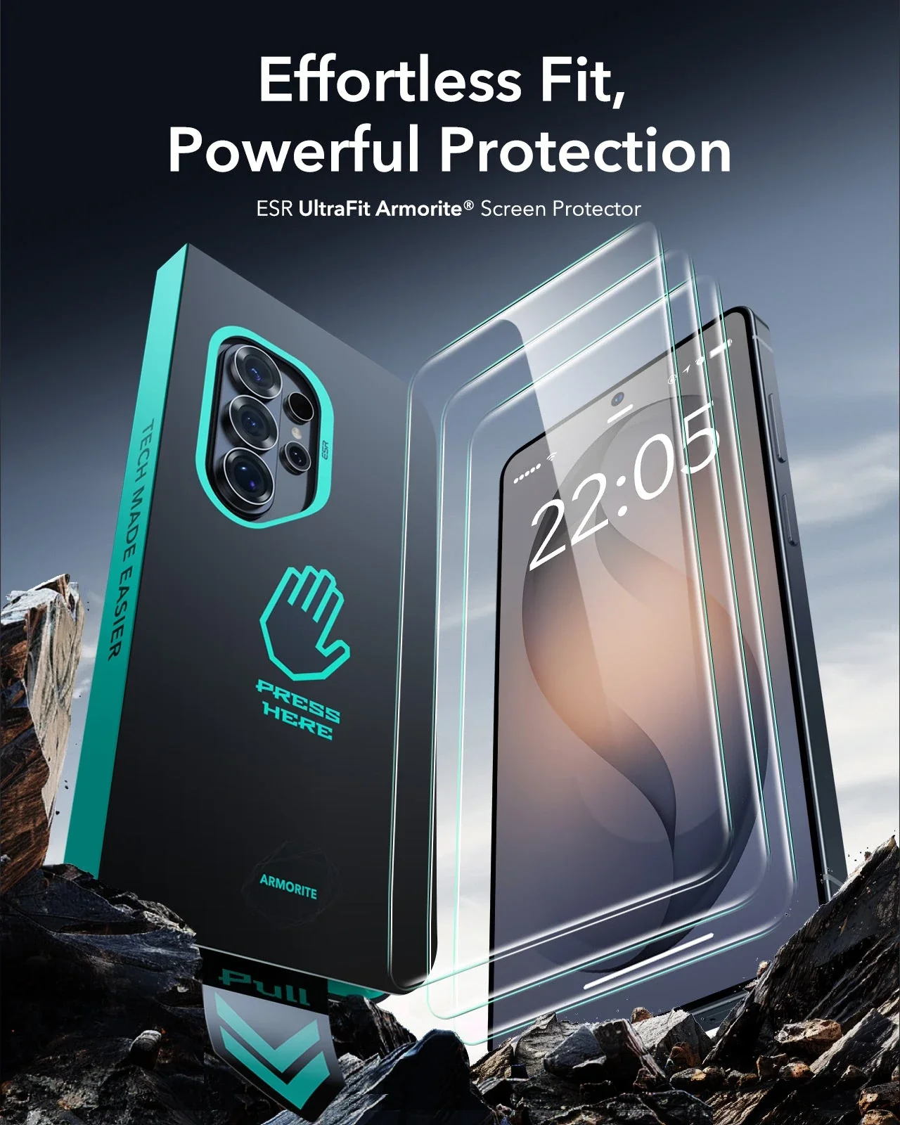 Galaxy S26 Ultra UltraFit Armorite®️ Screen Protector - 3 Pack - Image 2