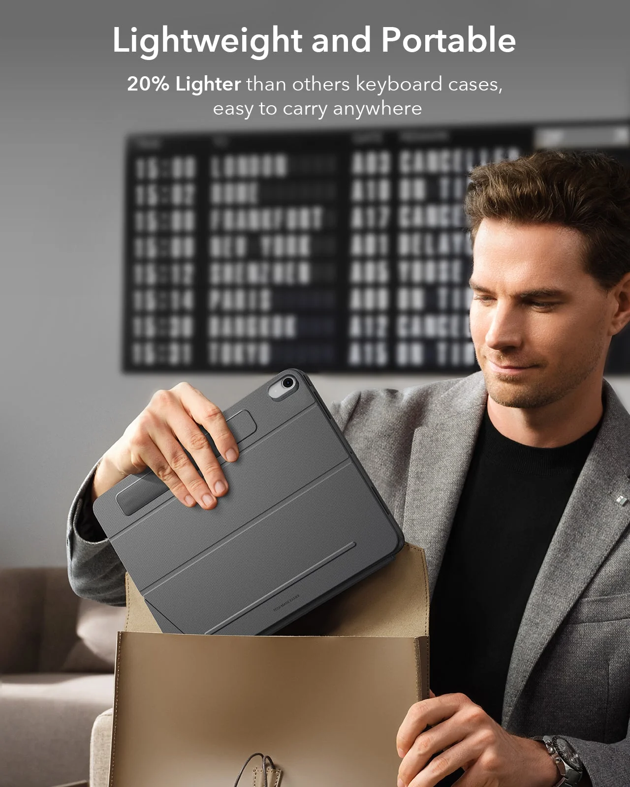 iPad Air 11" (M4) 2026 Shift Keyboard Case (Detachable) -US Layout-Dark Gray - Image 9