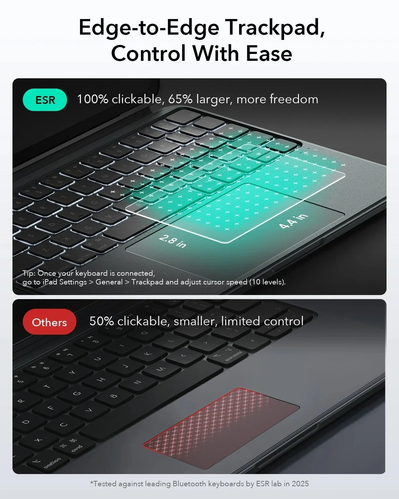 iPad Air 11" (M4) 2026 Shift Keyboard Case (Detachable) -US Layout-Dark Gray - Image 7