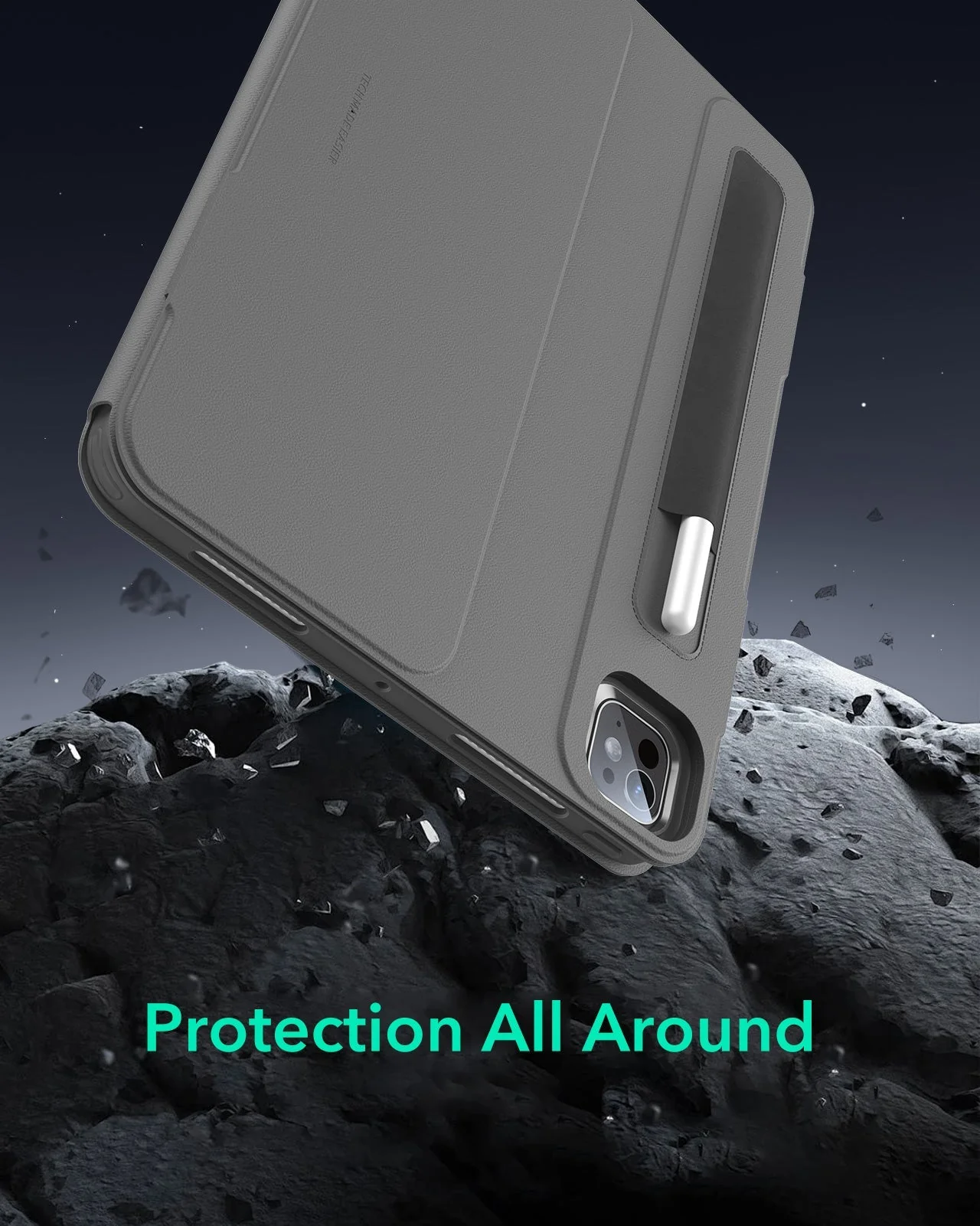 iPad Pro 11" (2025) Bundle Shift Magnetic Case & Armorite® Protection - Gray - Image 8