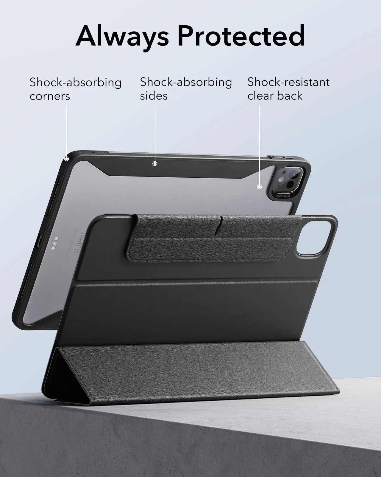 iPad Pro 13ʺ (2024) Rebound Hybrid Case 360 with Digital Pencil Bundle - Grey - Image 7
