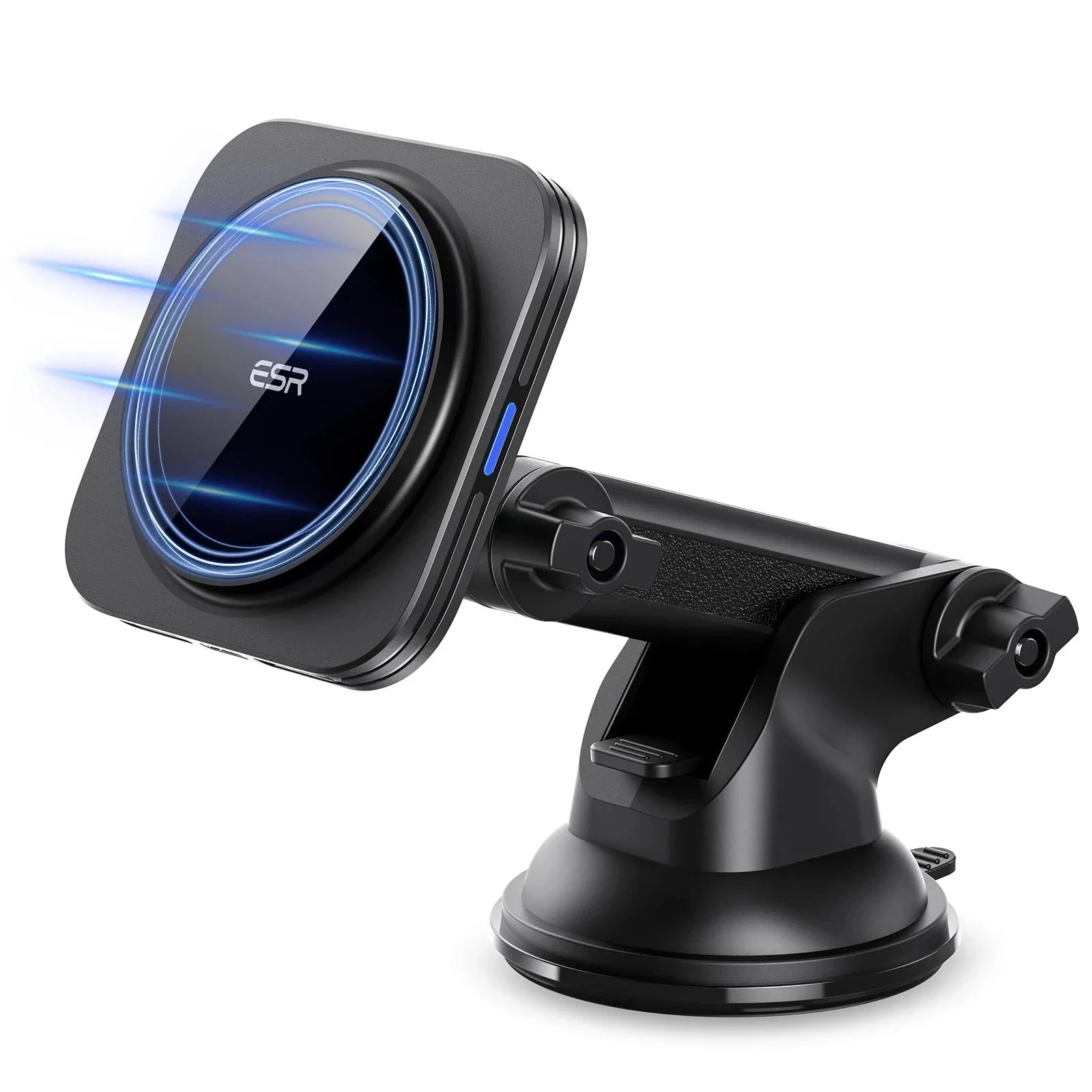 Dashboard Wireless Car Charger (HaloLock) - Black - Image 3