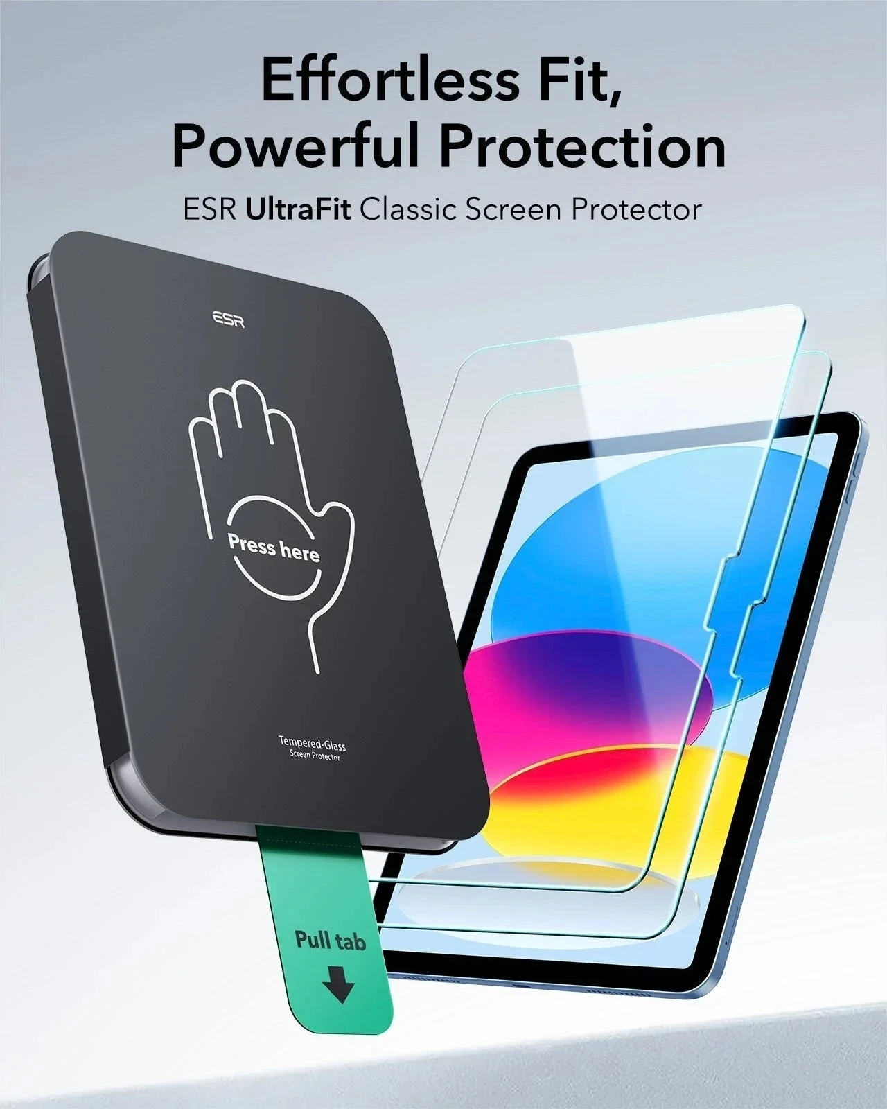 iPad 10th Generation UltraFit Classic Screen Protector - 2 Pack - Image 4