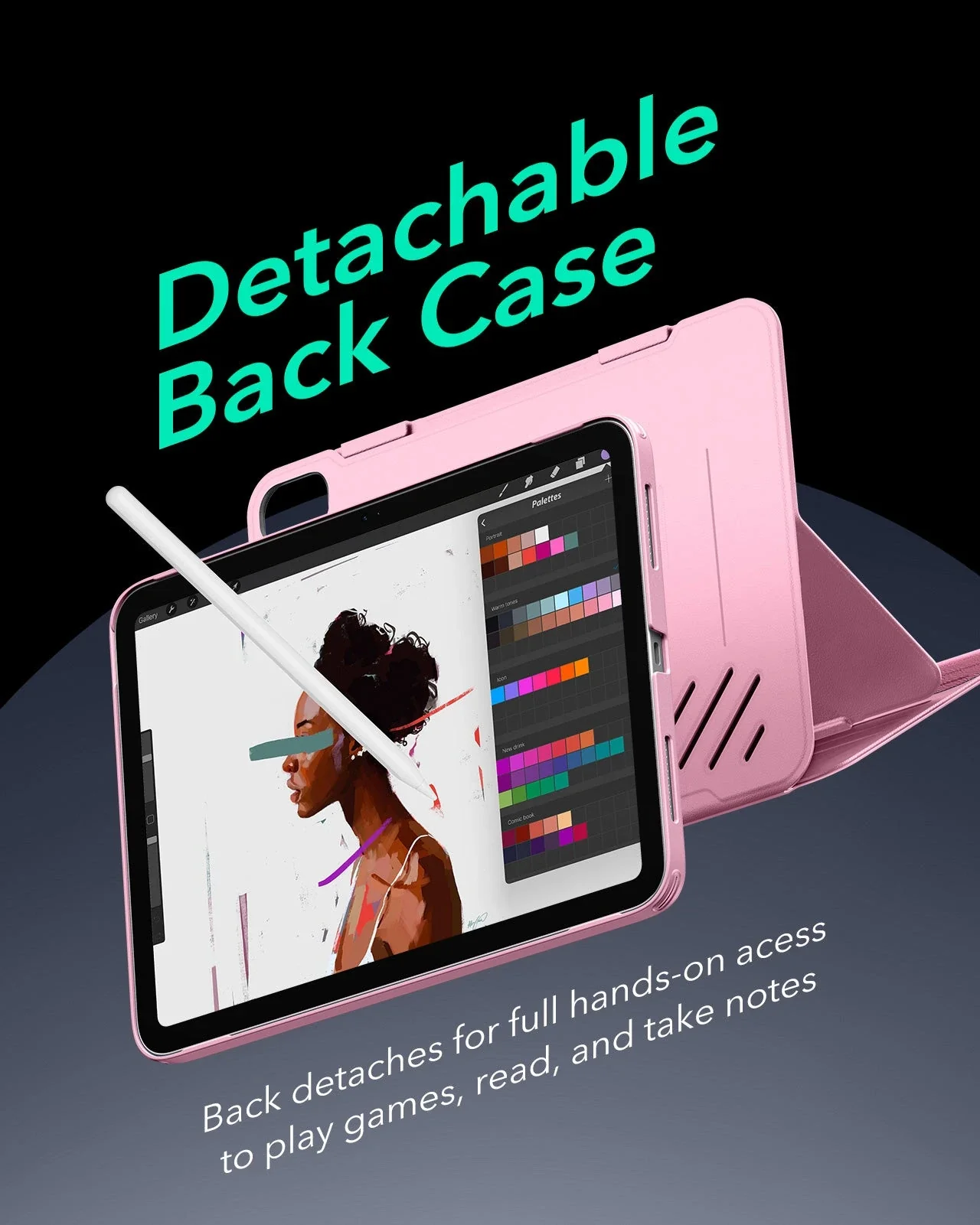 iPad 11" (A16, 2025) Shift Magnetic Case - Pink - Image 7