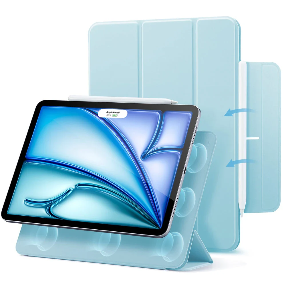 iPad Air 11″ (2025) Rebound Magnetic Case - Sky Blue