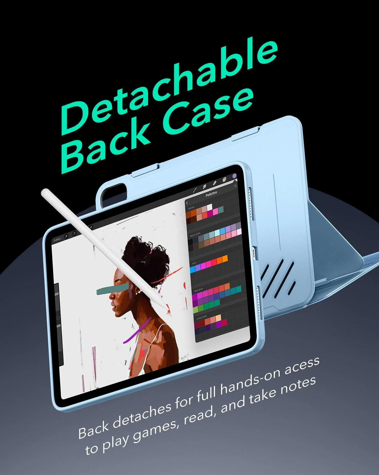 iPad Air 11" (2025) Shift Magnetic Case - Blue - Image 5