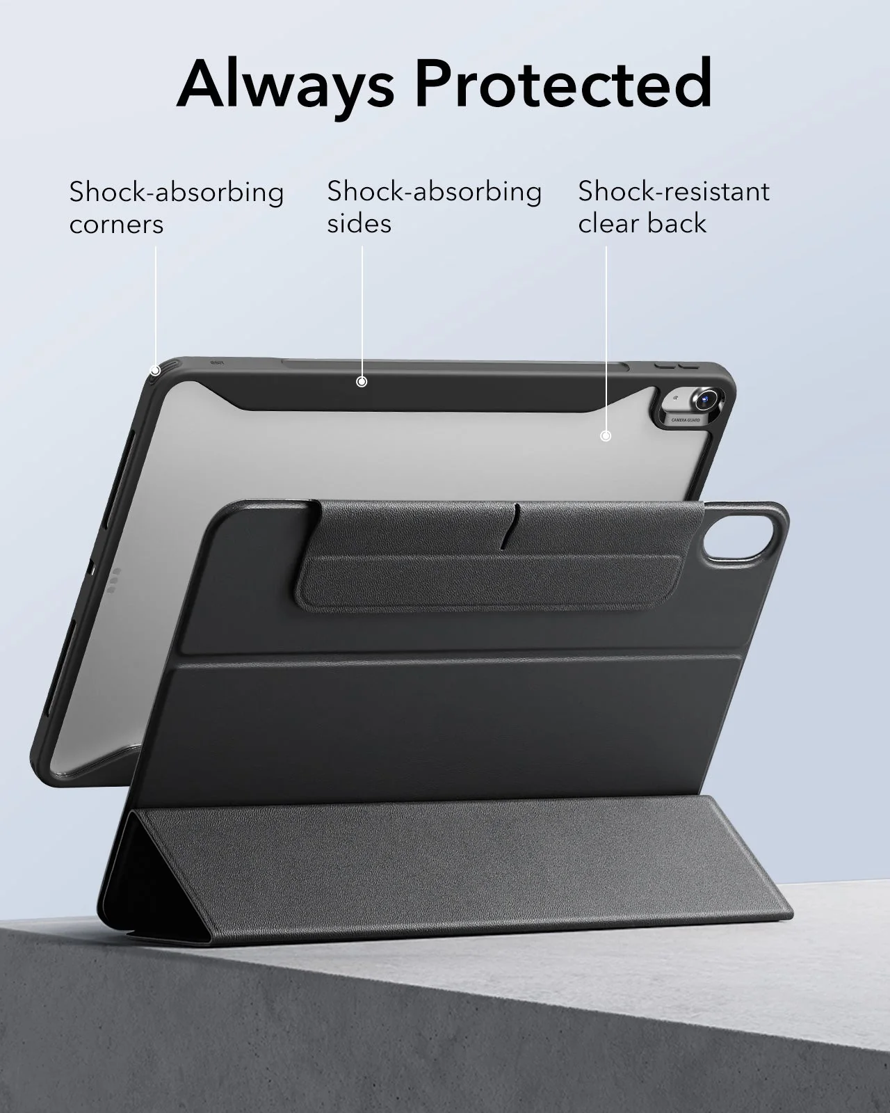 iPad Air 13" (2024) Rebound Hybrid Protection Bundle - Brilliant White - Image 7
