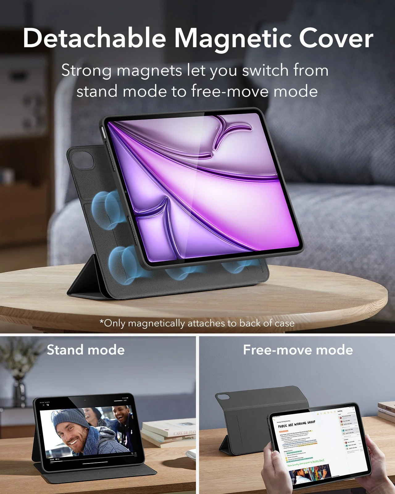 iPad Air 13ʺ (2024) Rebound Transformation Bundle - Grey - Image 5