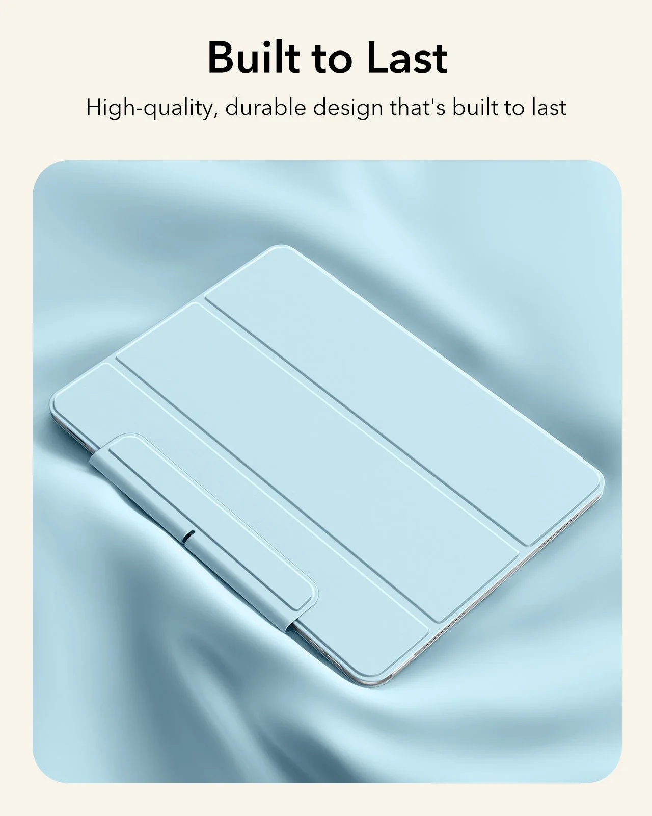 iPad Air 13" (2025) Rebound Magnetic Case - Light Blue - Image 7