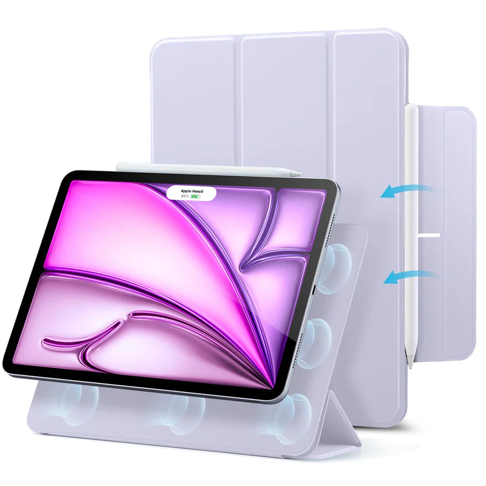 iPad Air 13" (2025) Rebound Magnetic Case - Light Purple