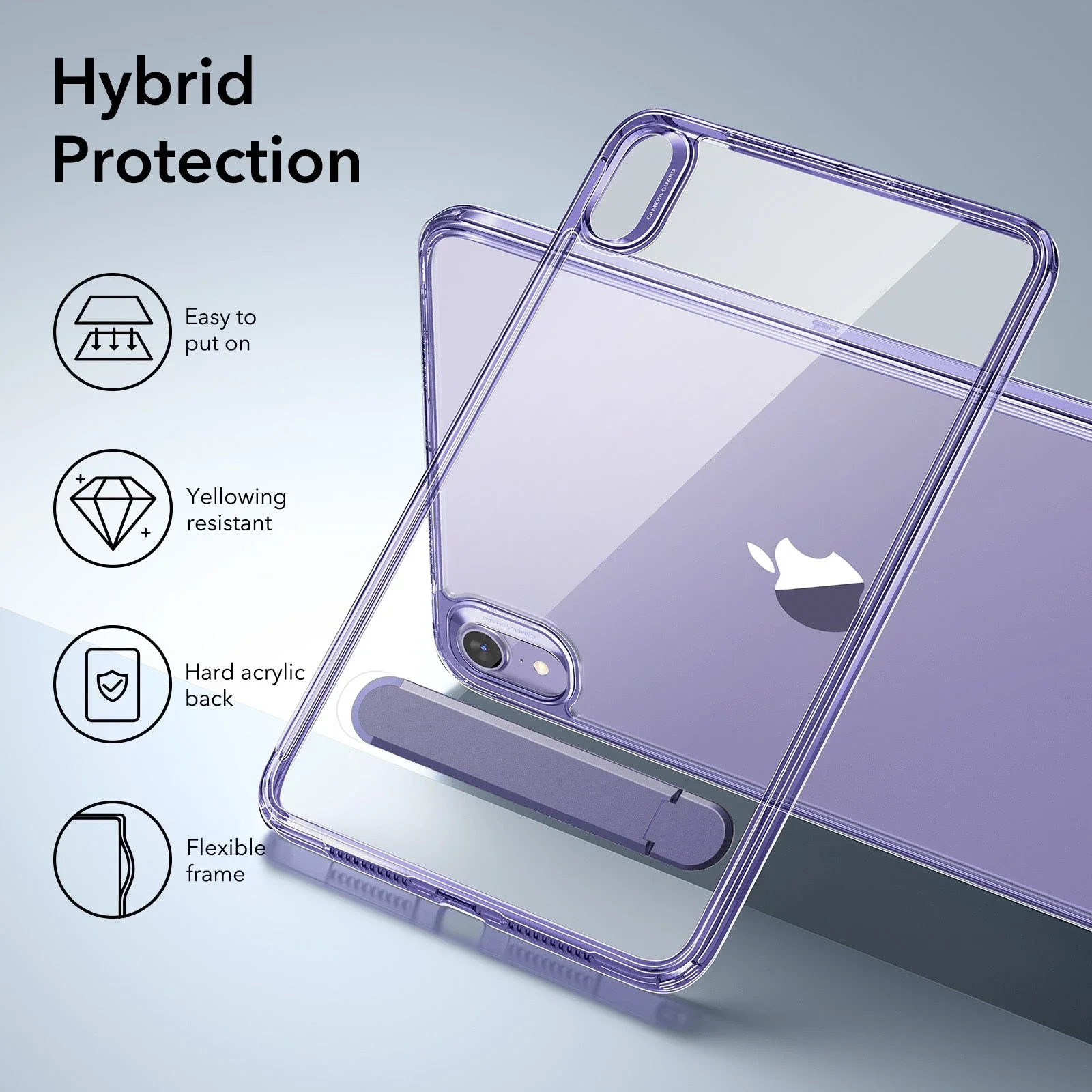 iPad mini 7/mini 6 Boost Kickstand Case - Clear - Image 6