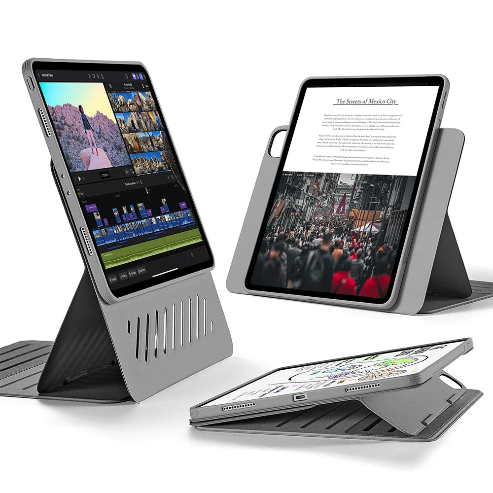 iPad Pro 12.9″ (2022/2021) Shift Magnetic Case - Gray
