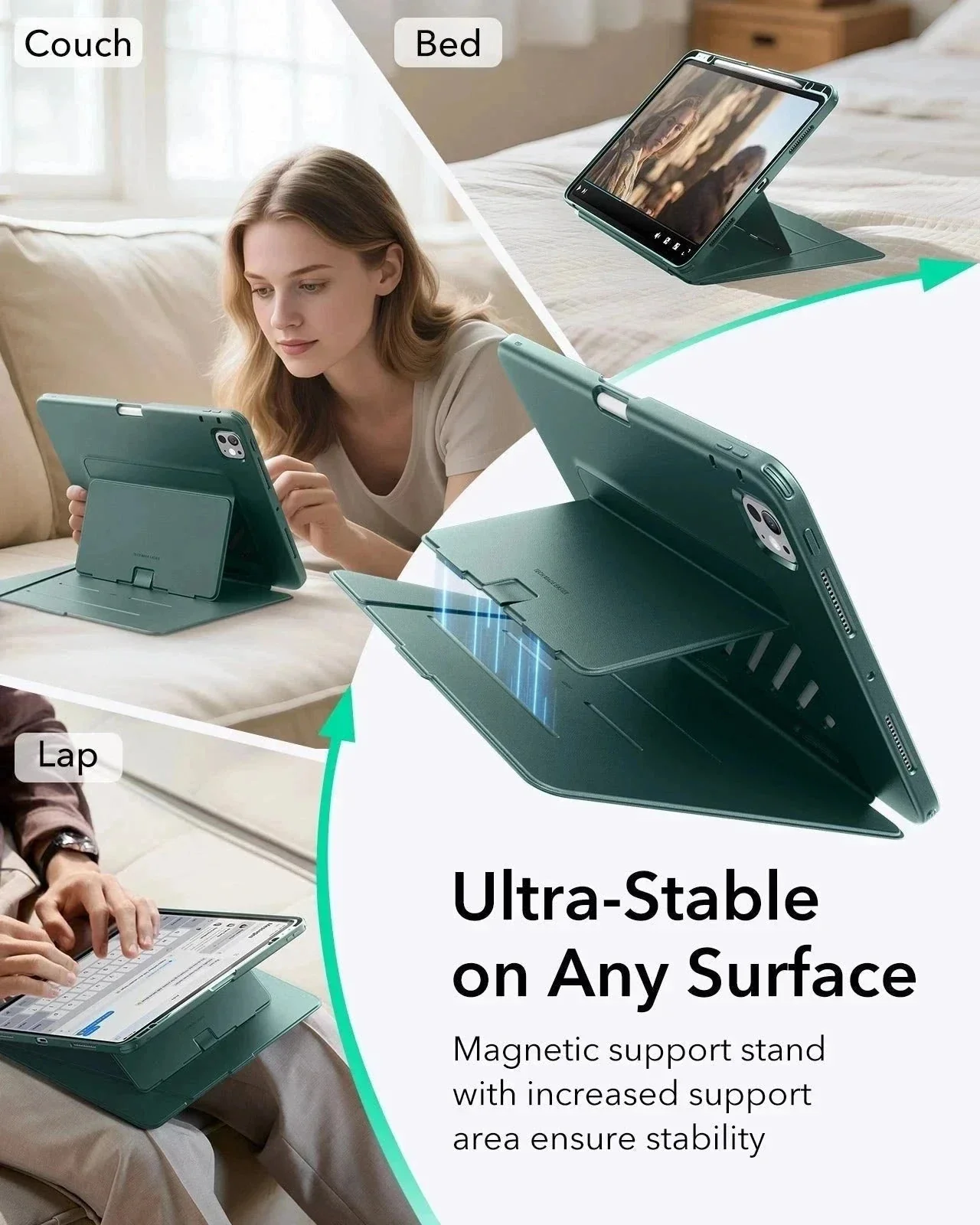 iPad Pro 13ʺ (2025) Flip Transformation Bundle - Green - Image 3