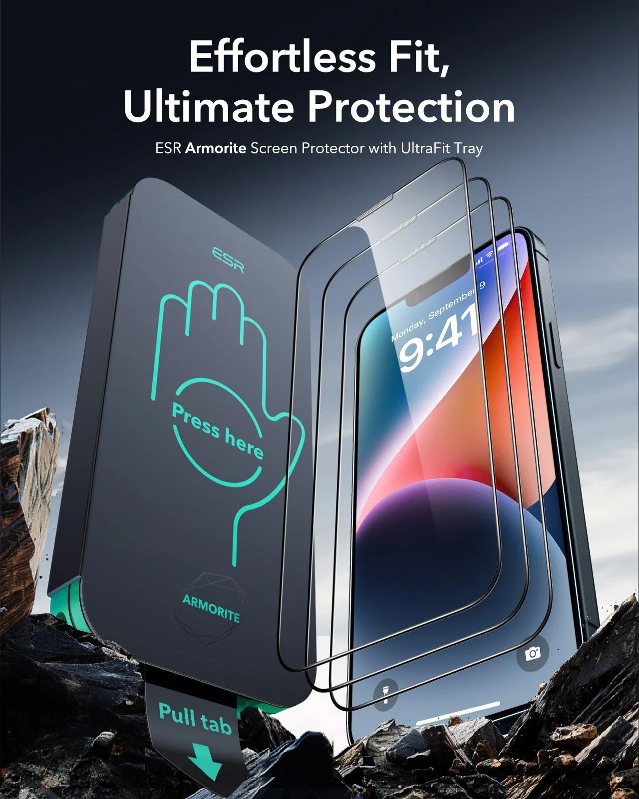 iPhone 14 Plus/13 Pro Max UltraFit Armorite Screen Protector - 3 Pack - Image 2