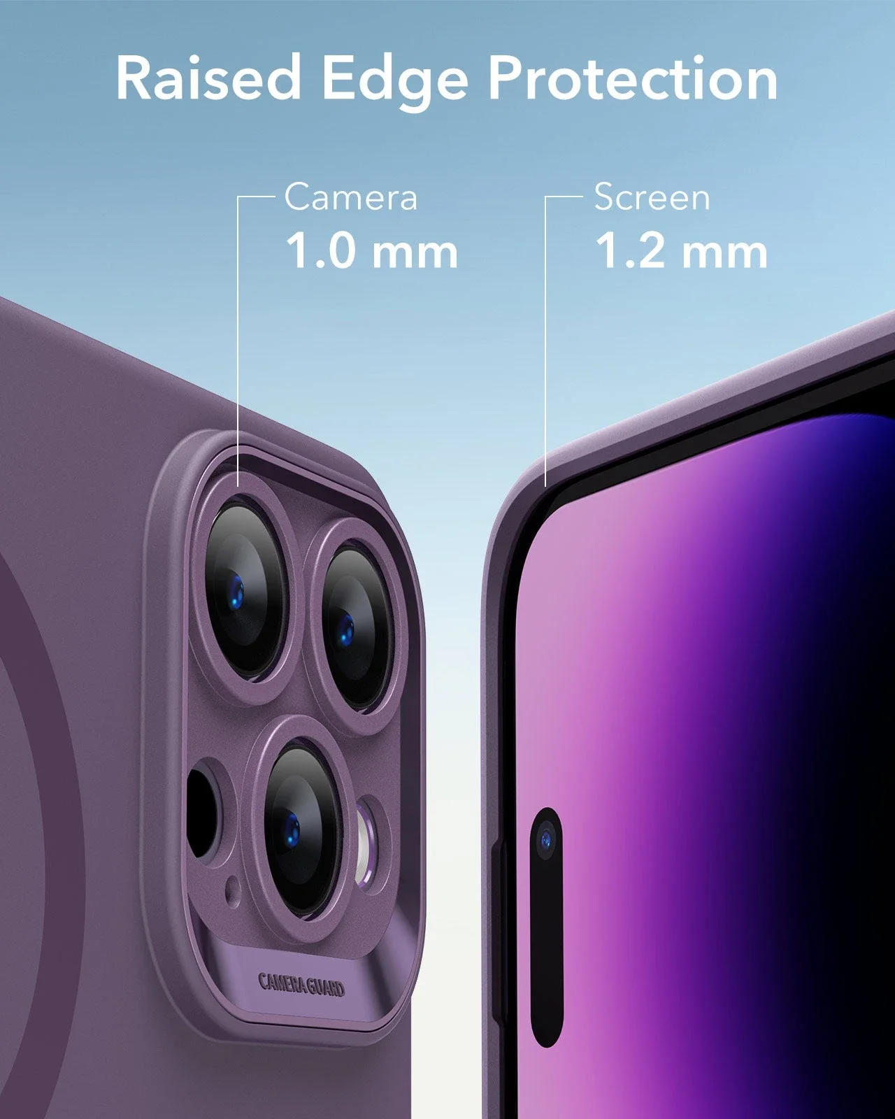iPhone 14 Pro Max Cloud Soft Case (HaloLock) - Purple - Image 6