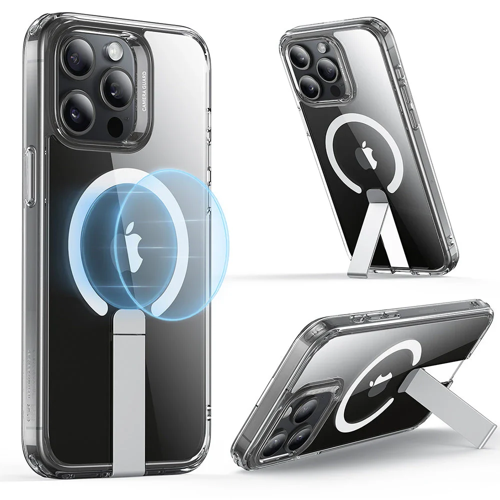 iPhone 15 Pro Boost Flickstand Case (HaloLock) - Clear