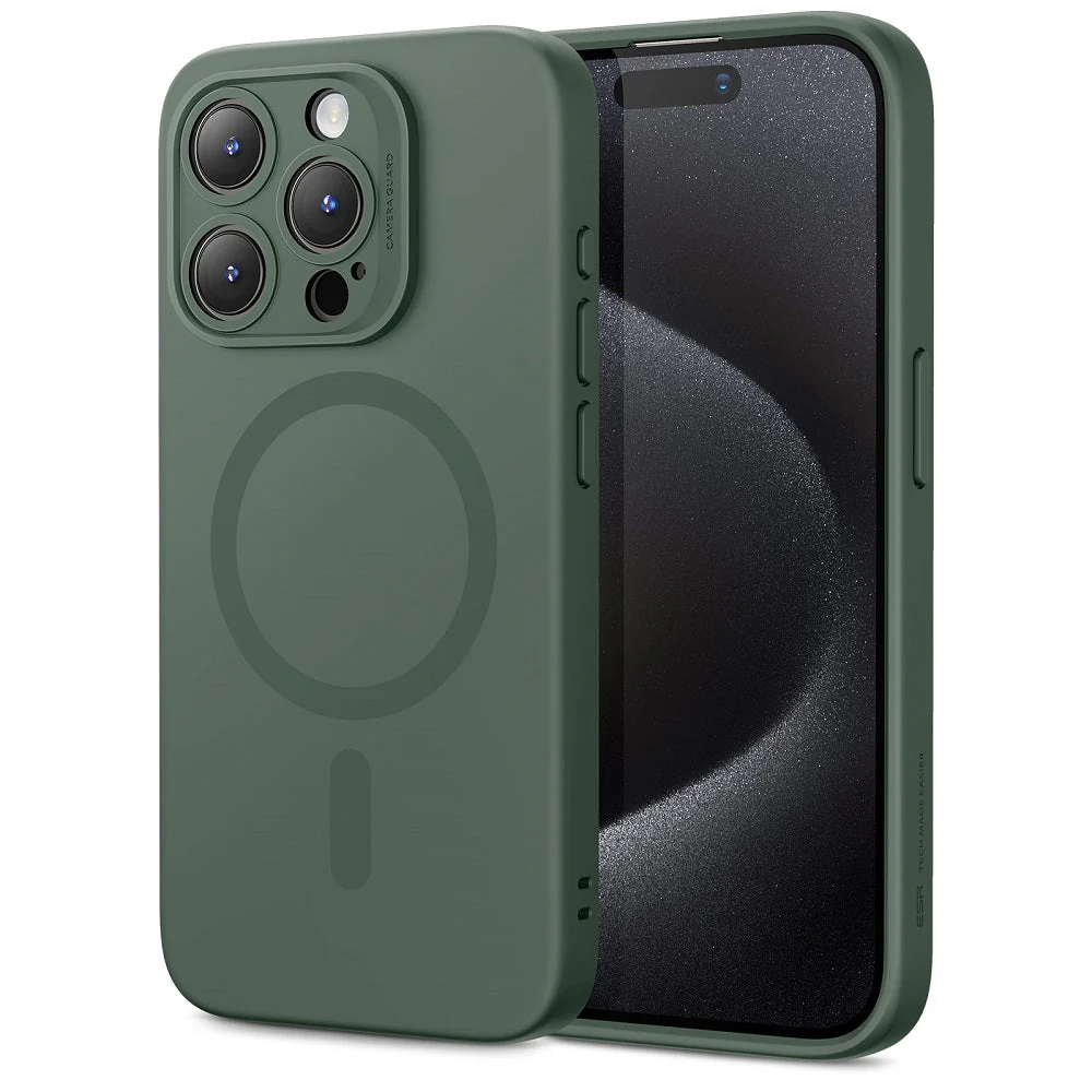 iPhone 15 Pro Max Cloud Soft Case (HaloLock) - Green