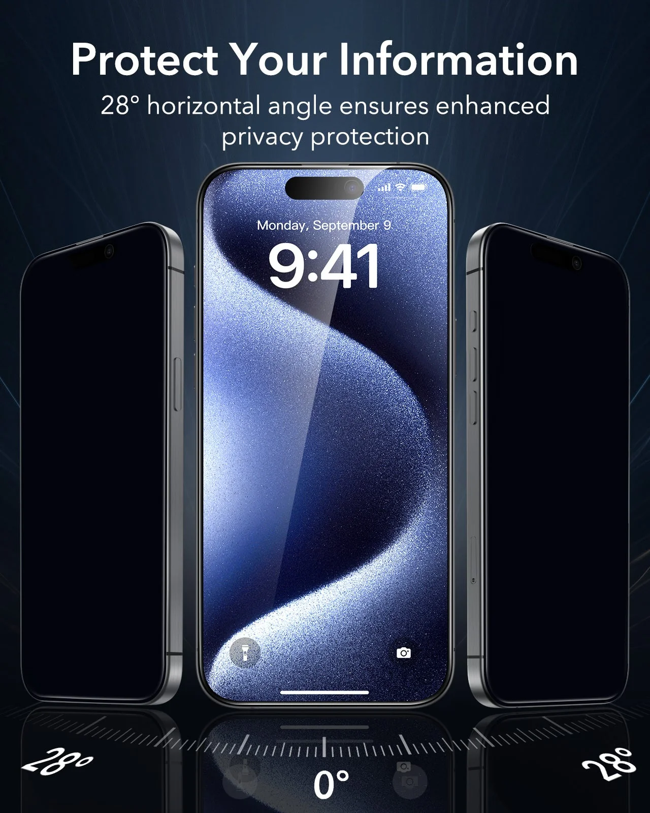 iPhone 15 Pro Max UltraFit Armorite Privacy Screen Protector - 3 Pack - Image 3