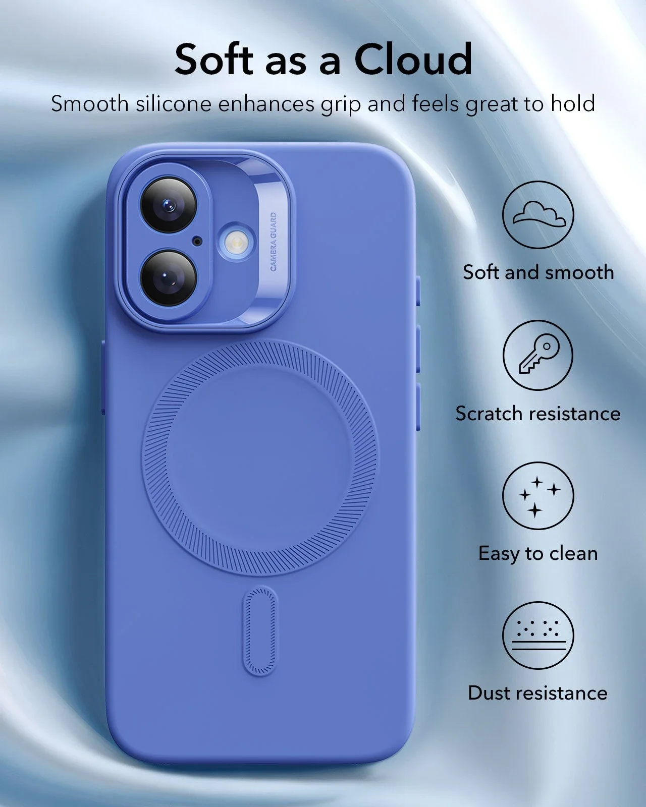 iPhone 16 Cloud Soft Magnetic Case (Camera Control) - Ultramarine - Image 5