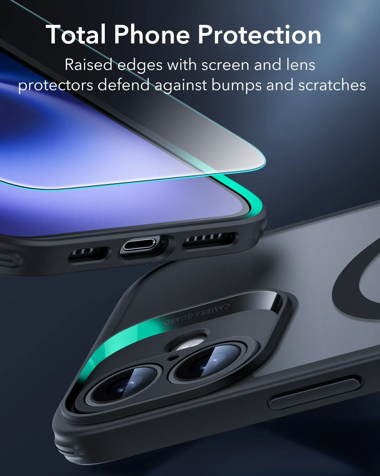 iPhone 16 Plus Classic Pro Case (HaloLock) Set - Clear - Image 5
