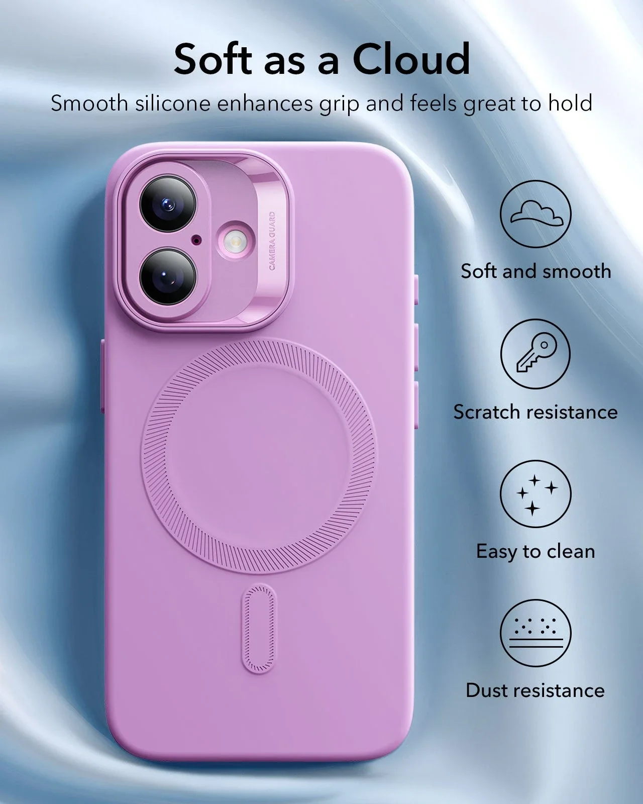 iPhone 16 Plus Cloud Soft Magnetic Case (Camera Control) - Pink - Image 5