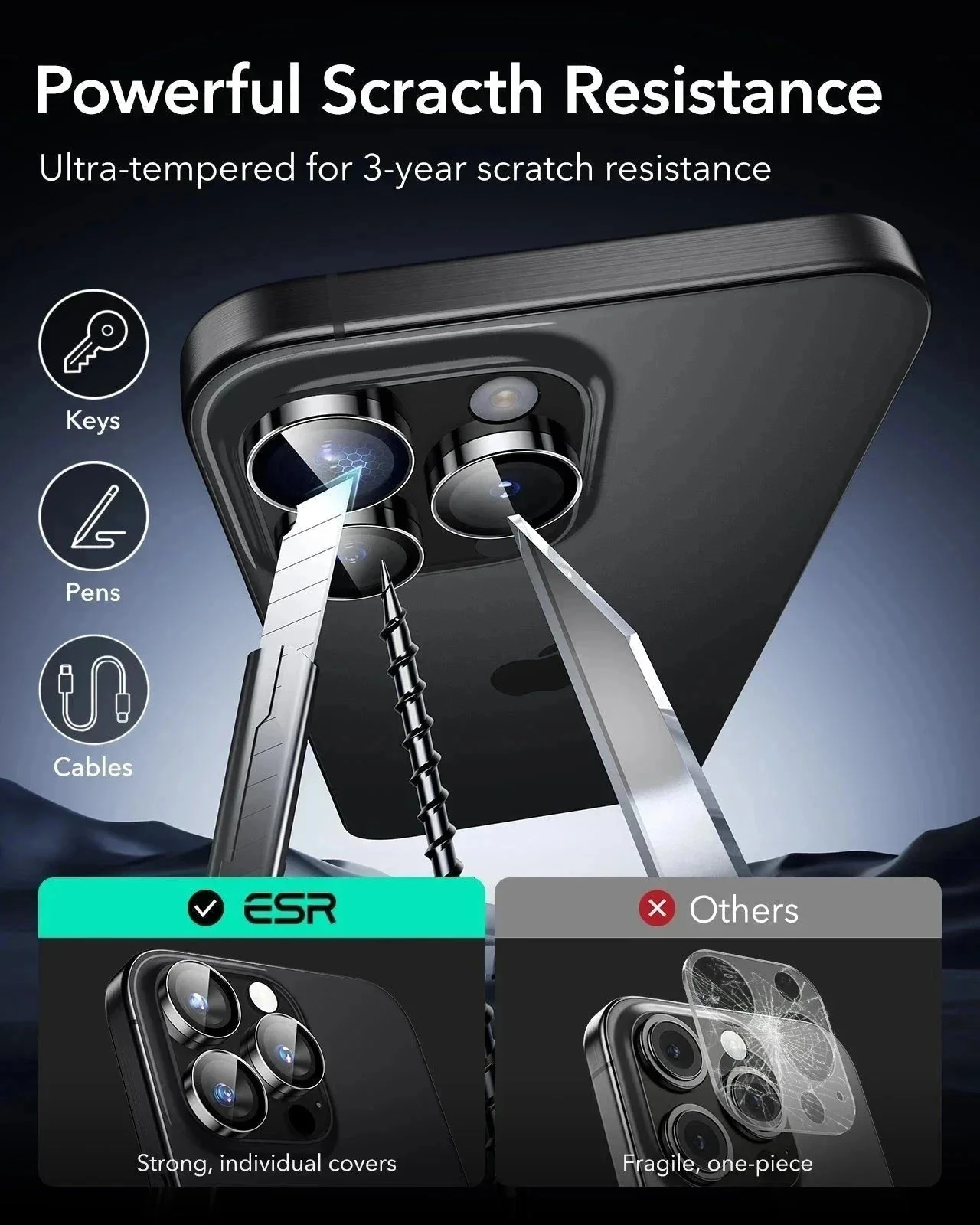 iPhone 16 Pro Classic Hybrid Magnetic Case (Camera Control) & Screen Protection Bundle - Clear - Image 18