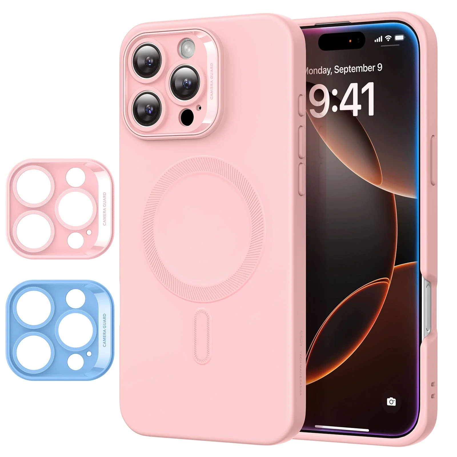 iPhone 16 Pro Cloud Soft Case (HaloLock) - Pink