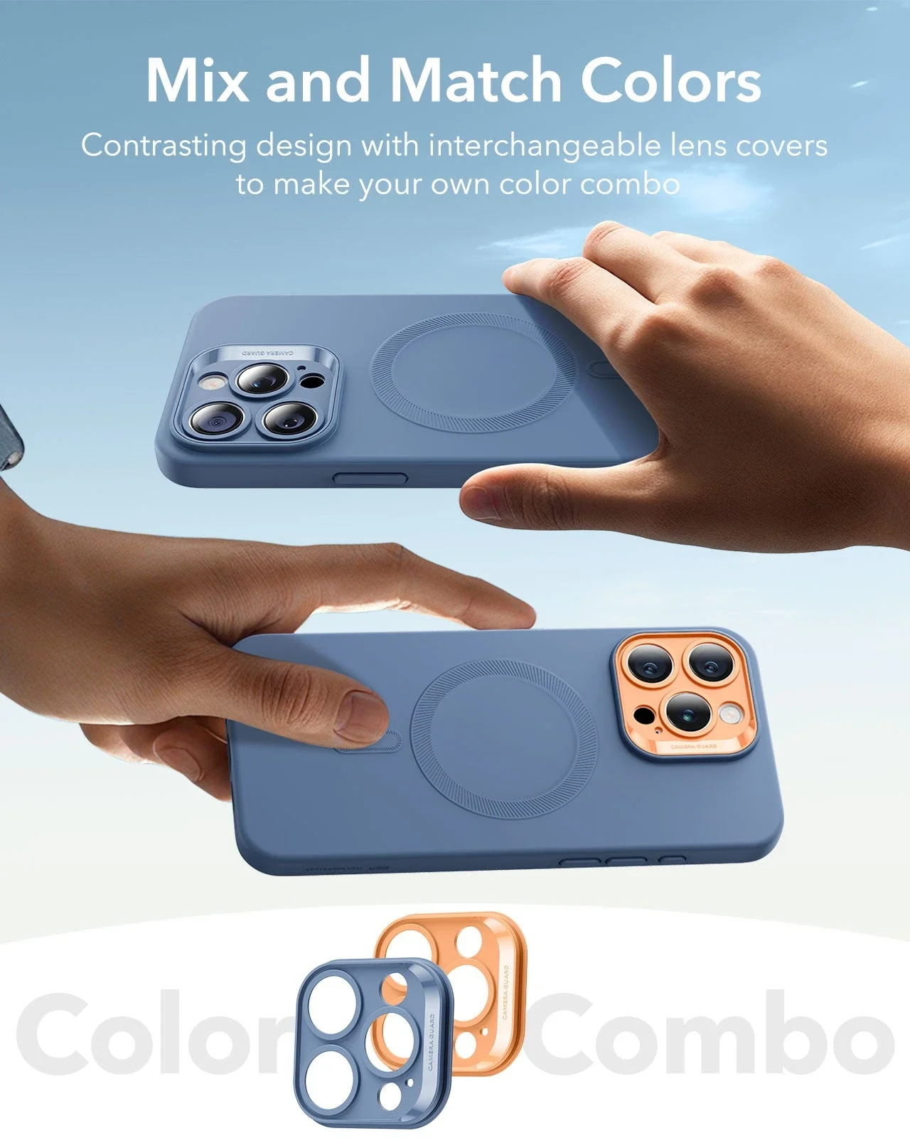 iPhone 16 Pro Cloud Soft Magnetic Case (Camera Control) - Light Blue - Image 6