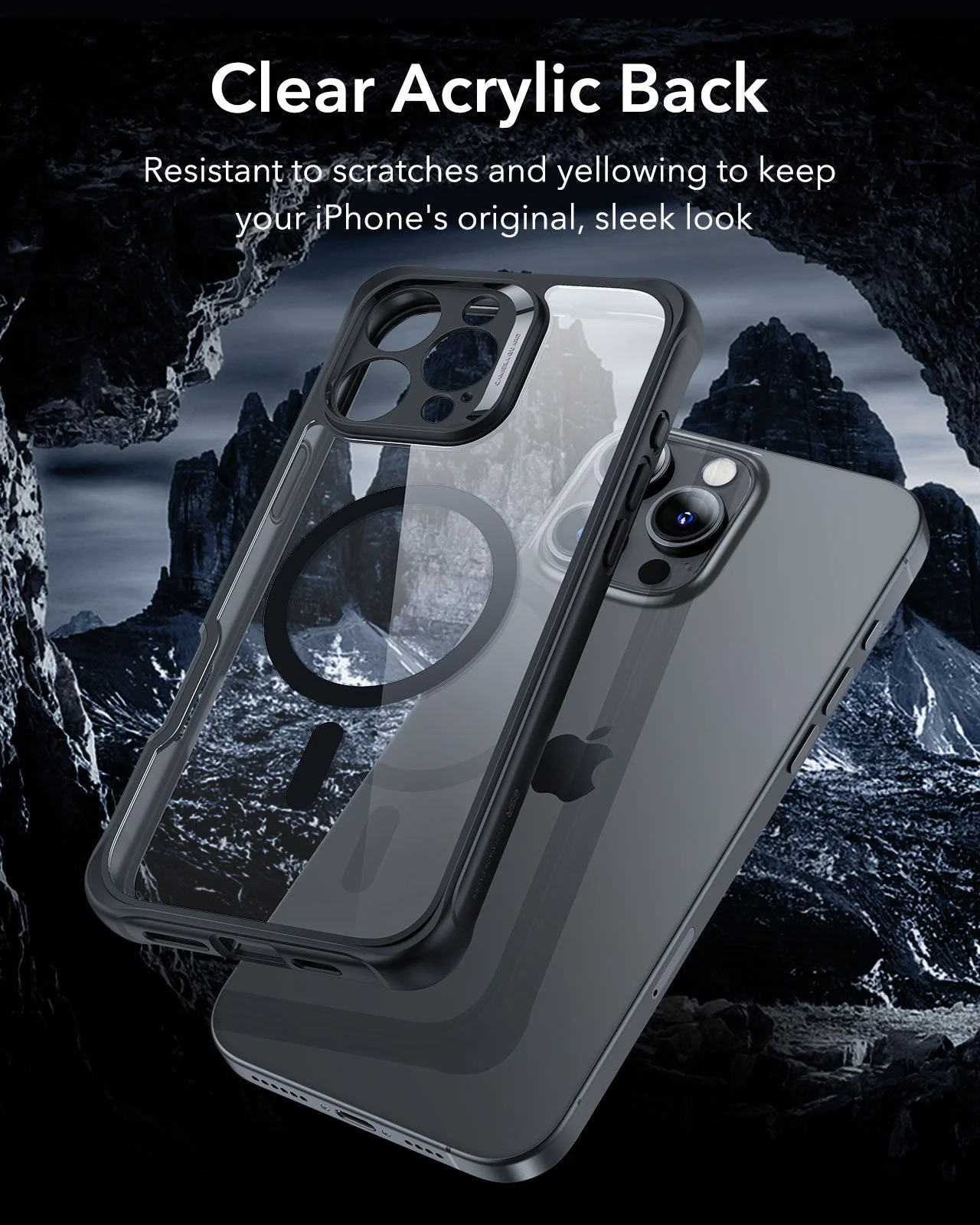 iPhone 16 Pro Max Armor Tough Case (HaloLock) - Clear - Image 8